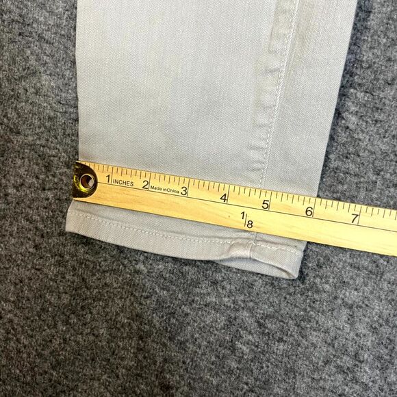 NYDJ Alina Convertible Ankle Jeans Gray Lift Tuck Size 12 Womens Mom Preppy - Picture 9 of 10